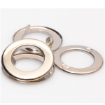 Beidseitige O-Ringe aus Metall mit Zinken, 15mm(ΒΑ000283) Farbe Νίκελ /  Nickel